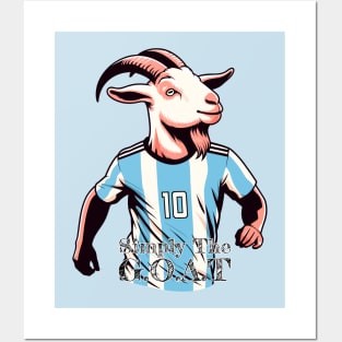 Soccer Legend Goat - Ultimate G.O.A.T. Tribute Posters and Art